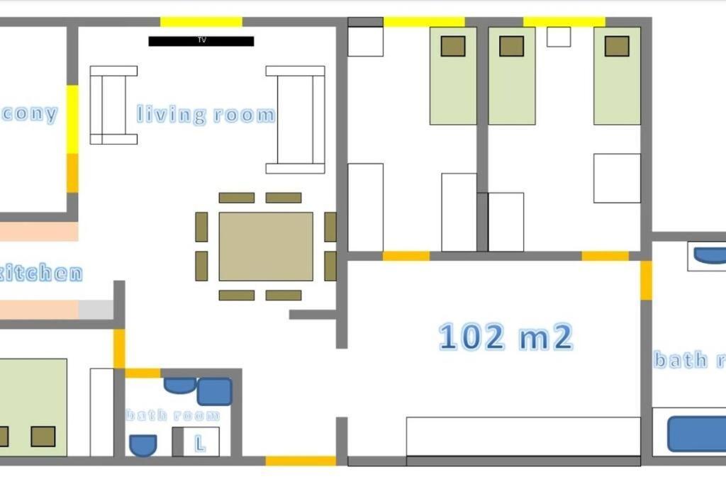 Sunny Day -Arena Zagreb , 2 Bathrooms, 102M², Zewnętrze zdjęcie